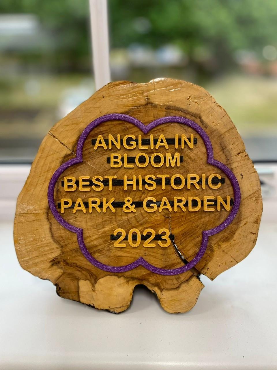 Anglia in Bloom best historic park